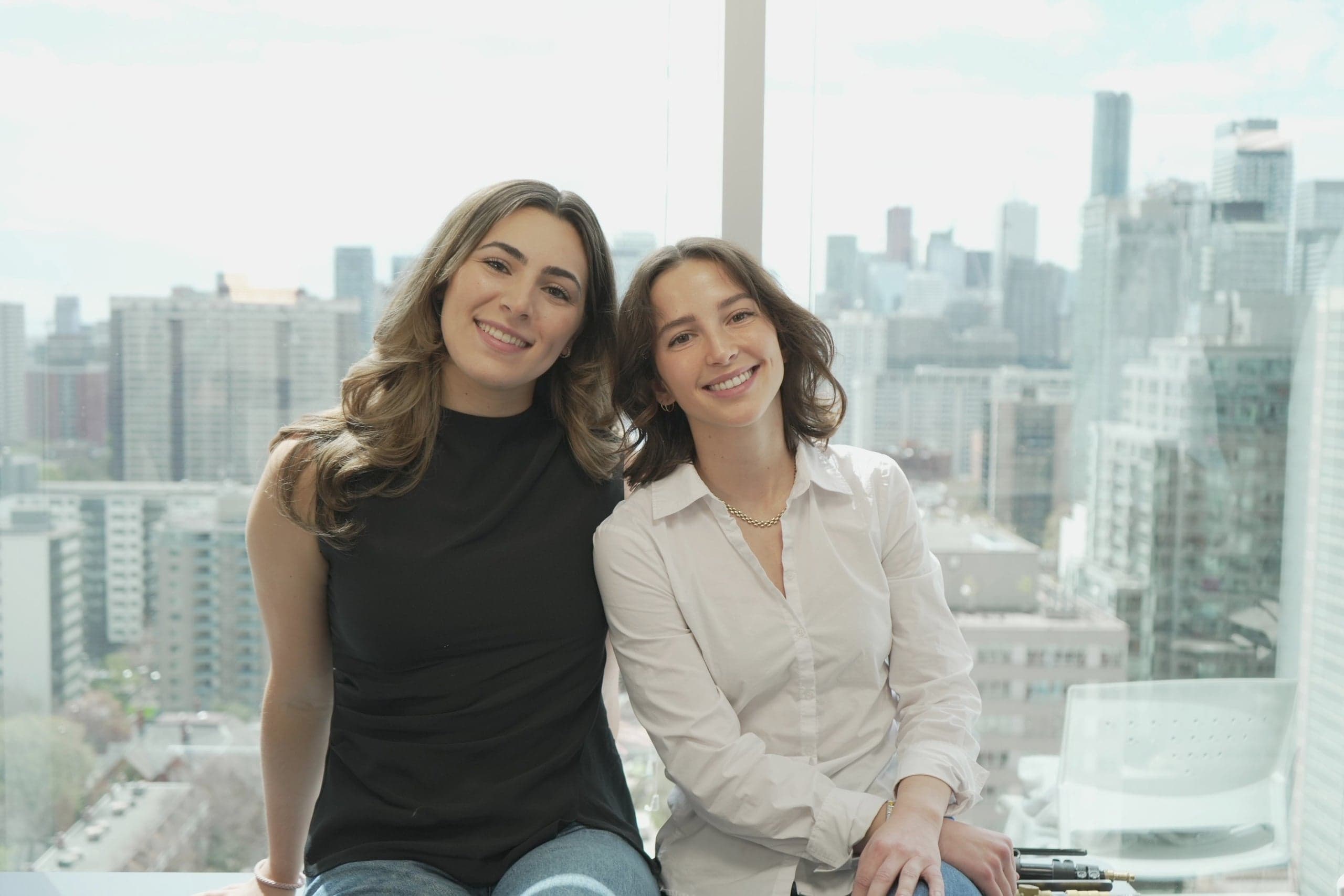 NERA co-founders Liz and Miranda in Toronto